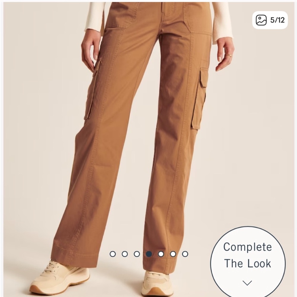 Abercrombie Straight Leg Relaxed Cargo Pants
